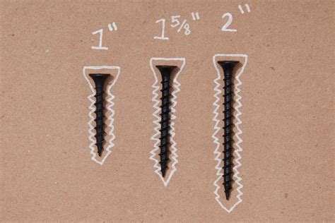 drywall screws for 5 8